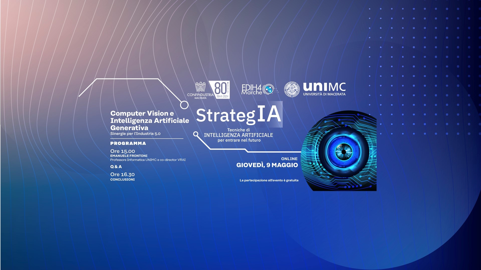 StrategIA - Quinto incontro: Computer Vision e Intelligenza Artificiale Generativa - 09 maggio 2024