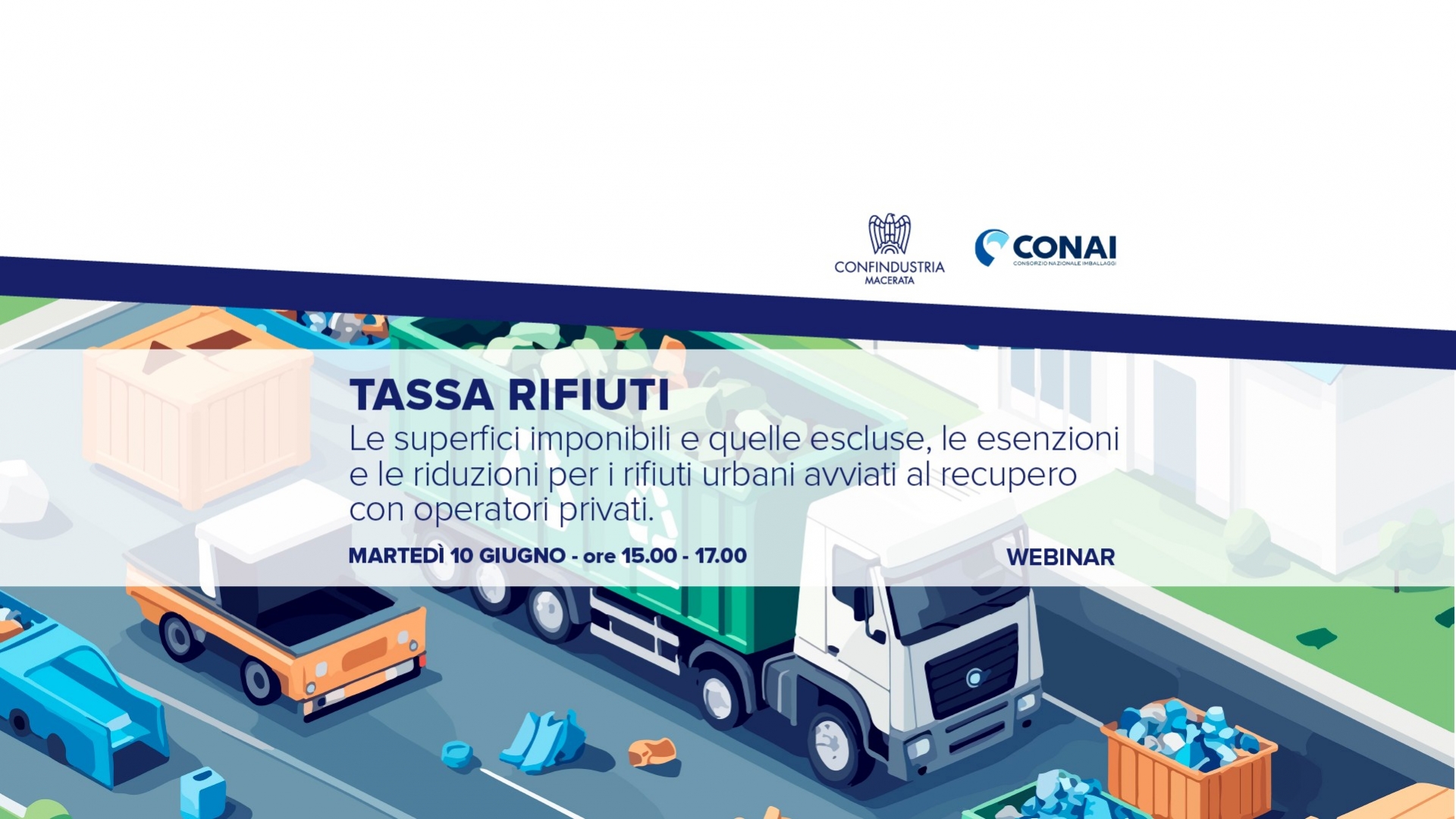 WEBINAR: TASSA RIFIUTI, le superfici imponibili e quelle escluse - 10 giugno 2025 ore 15.00-17.00